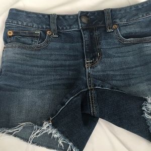 EUC American Eagle Cutoff Denim Shorts Sz 0